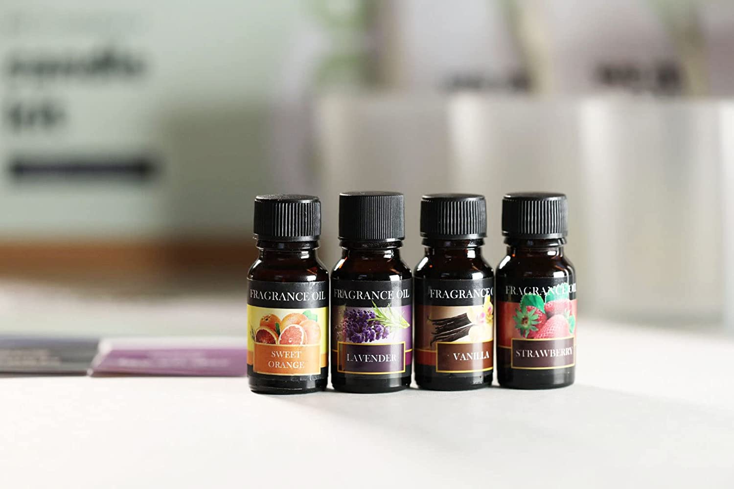 Fragrance oils , orange , lavender, Vanilla, Strawberry by we make cool stuff